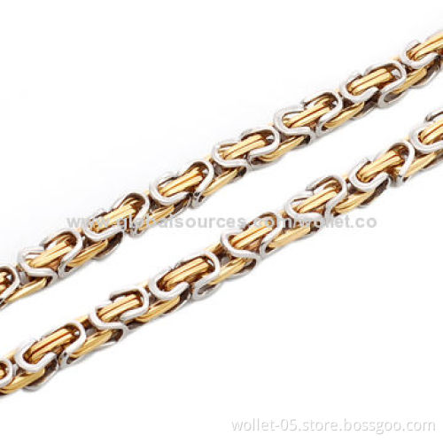 Fashionable Jewelry Chains, Polished Shiny and Brushed, ODM/OEM Designs Accepted